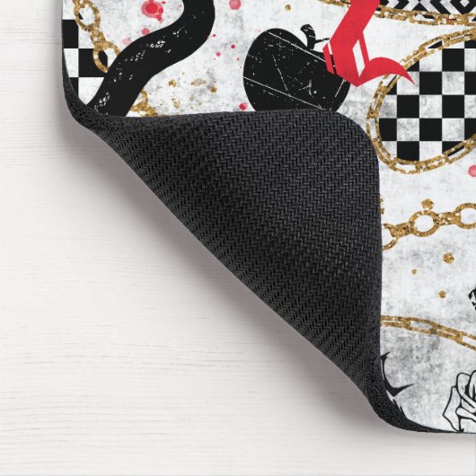 Ketten und Schädel Mousepad (Ecke)