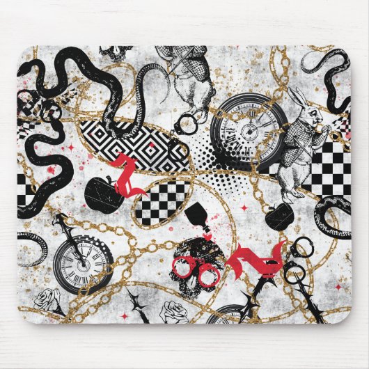 Ketten und Schädel Mousepad (Vorne)