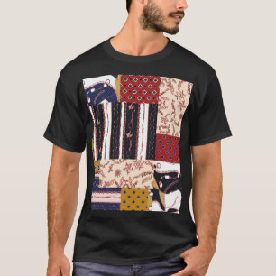 Kettenbarocke, geometrisches Muster T-Shirt