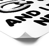 Kettenbrief Death Funny Poster (Ecke)