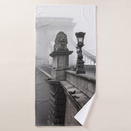 KETTENBRÜCKE, BUDAPEST BADEHANDTUCH (Badehandtuch)