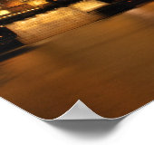 Kettenbrücke Budapest Poster (Ecke)