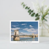 Kettenbrücke - Budapest Postkarte (Stehend Vorderseite)