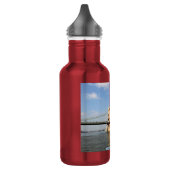 Kettenbrücke, Budapest, Ungarn Edelstahlflasche (Links)