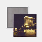 Kettenbrücke Budapest Ungarn Magnet (Vorderseite/Rückseite)