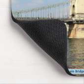 Kettenbrücke, Budapest, Ungarn Mousepad (Ecke)