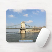 Kettenbrücke, Budapest, Ungarn Mousepad (Mit Mouse)