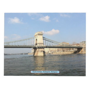Kettenbrücke, Budapest, Ungarn Notizblock
