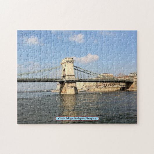Kettenbrücke, Budapest, Ungarn Puzzle (Horizontal)