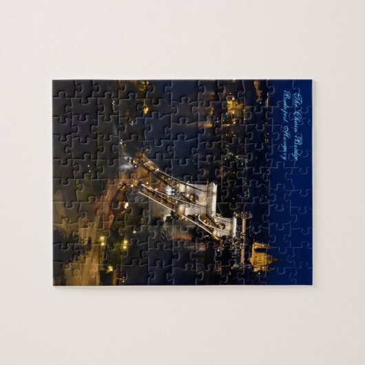 Kettenbrücke nachts puzzle (Horizontal)