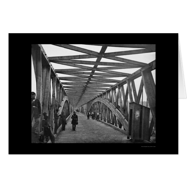 Kettenbrücke über den Potomac River 1865 (Vorderseite (Horizontal))