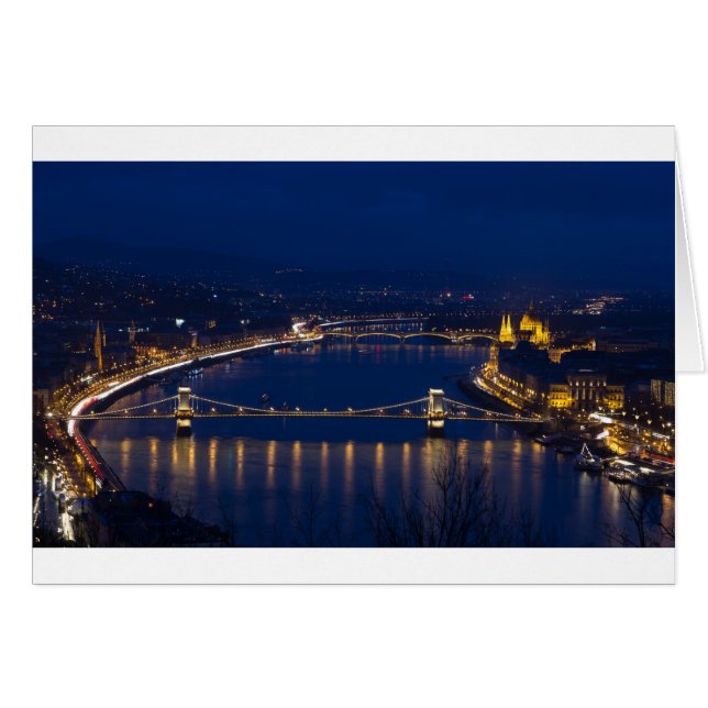 Kettenbrücke Ungarn Budapest (Vorderseite (Horizontal))