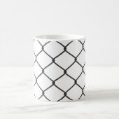 Kettenglied-Zaun-Muster Kaffeetasse (Mittel)