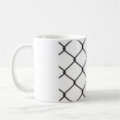 Kettenglied-Zaun-Muster Kaffeetasse (Links)