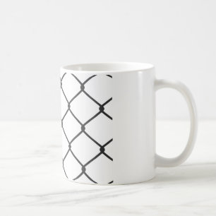 Kettenglied-Zaun-Muster Kaffeetasse
