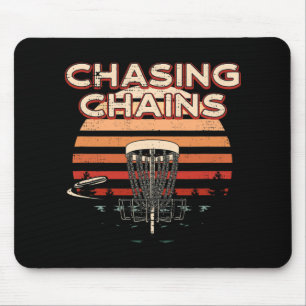 Kettenjagd Disc Golf Hobby Disc Golfer Freizeitbes Mousepad