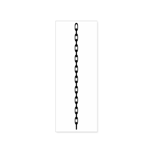 Kettenkunst-Briefmarke Gummistempel (Prägung)