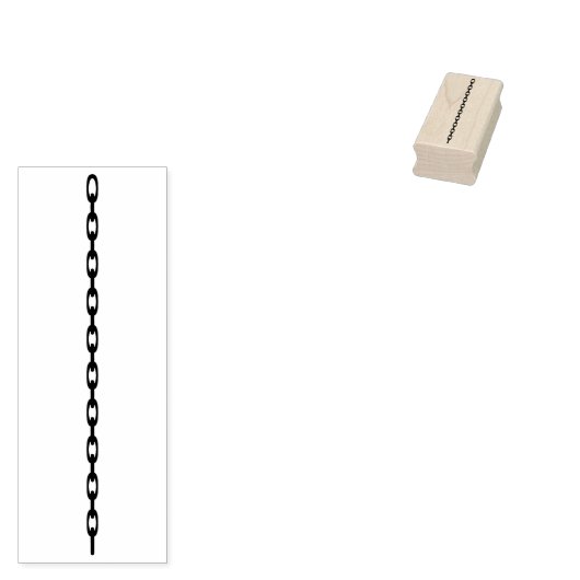 Kettenkunst-Briefmarke Gummistempel (Stempel)