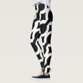 Kettenmuster-Leggings Leggings (Links)