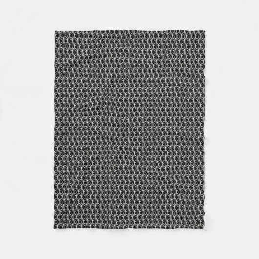 Kettenpanzer Mittelalterliche Rüstung Fleecedecke (Vorderseite)