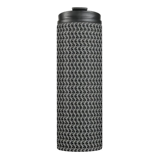 Kettenpanzer Mittelalterliche Rüstung Thermosbecher (Vorderseite)