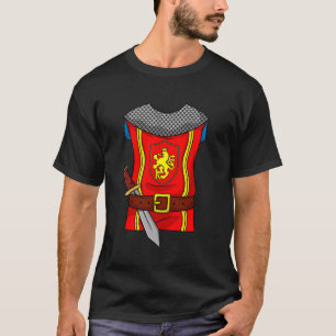 Kettenpanzer-Ritterrüstung Mittelalterliche Ritter T-Shirt