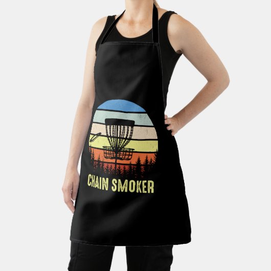 Kettenraucher Disc Golf beste Golfgeschenke Schürze (InSitu)