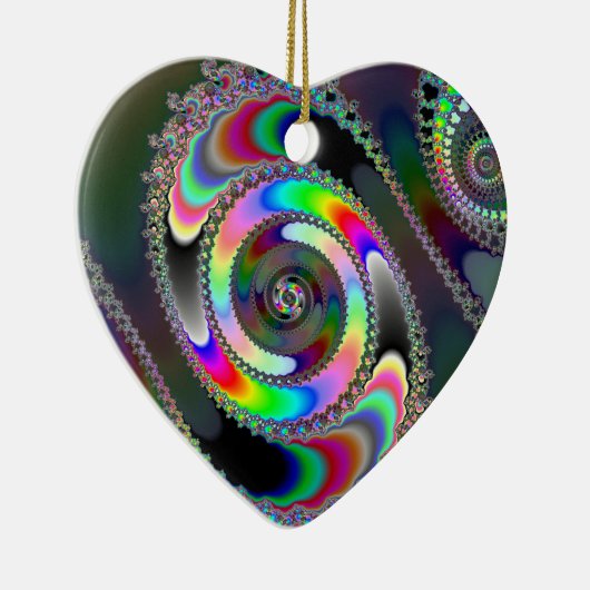 Kettensäge - Fraktal Keramik Ornament (Rechts)