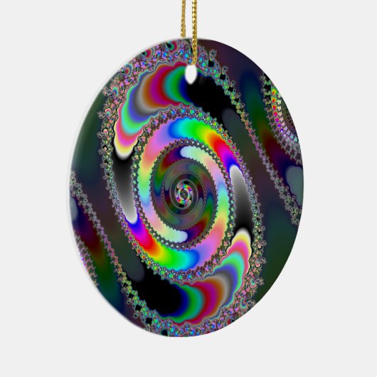 Kettensäge - Fraktal Keramik Ornament (Rechts)