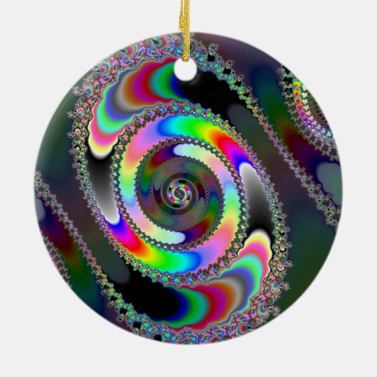 Kettensäge - Fraktal Keramik Ornament (Hinten)
