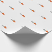 Kettensäge Geschenkpapier (Ecke)