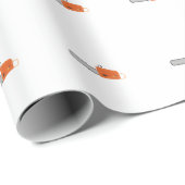 Kettensäge Geschenkpapier (Rolleneckpunkt)