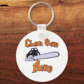 Kettensäge Hero Chainsaw Schlüsselanhänger (Vorderseite)