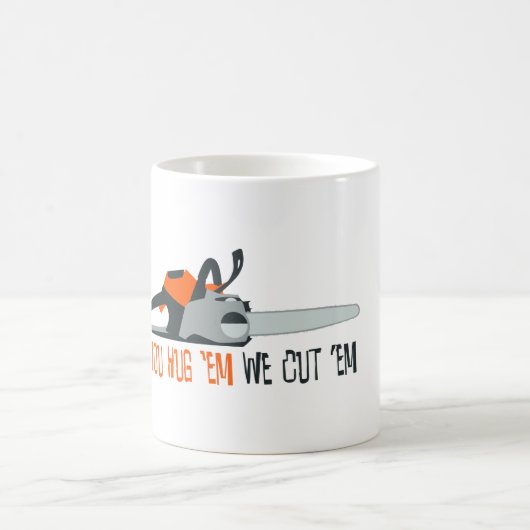 Kettensäge Kaffeetasse (Mittel)