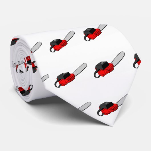 Kettensäge Krawatte (Gerollt)