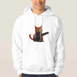 Kettensägen Katzenklassiker Hoodie