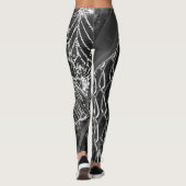 Kettenverbindungszaun und Spinnennetz Leggings (Rückseite)
