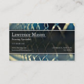 Kettenverknüpfung / Foto-Visitenkarte Visitenkarte (Rückseite)