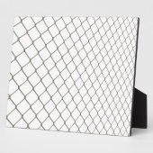 Kettenzaun Fotoplatte (Seite)