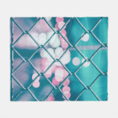 KETTENZEIGE MIT BOKEH-LICHTEN FLEECEDECKE (Vorderseite (Horizontal))