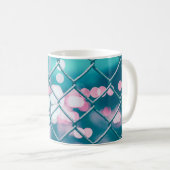 KETTENZEIGE MIT BOKEH-LICHTEN KAFFEETASSE (VorderseiteRechts)
