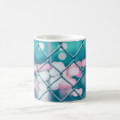 KETTENZEIGE MIT BOKEH-LICHTEN KAFFEETASSE (Mittel)