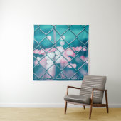 KETTENZEIGE MIT BOKEH-LICHTEN WANDTEPPICH (Beispiel)