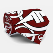 Kettering dunkle kastanienbraune Krawatte (Gerollt)