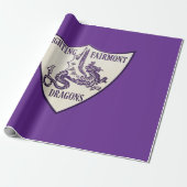 Kettering, Ohio Fighting Fairmont Dragons Logo Geschenkpapier (Ungerollt)