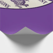 Kettering, Ohio Fighting Fairmont Dragons Logo Geschenkpapier (Ecke)