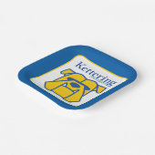 Kettering University Bulldogs Pappteller (Gewinkelt)