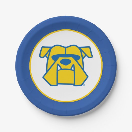 Kettering University Bulldogs Pappteller (Vorderseite)