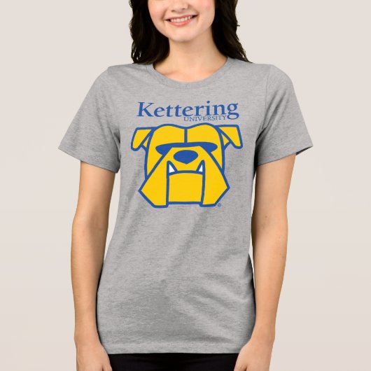 Kettering University Bulldogs Tri-Blend Shirt (Vorderseite)