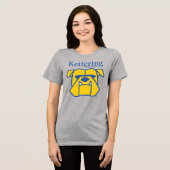 Kettering University Bulldogs Tri-Blend Shirt (Vorderseite voll)